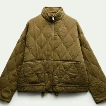 ZARA 자라 두꺼운 원단 퀼팅 자켓 따뜻한 코트 방한복