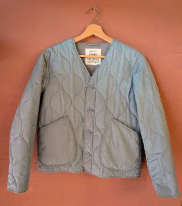 퀼팅 자켓 M 사이즈 라이트 블루