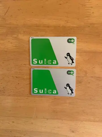 Suica 무기명 IC카드 스이카 2장 세트