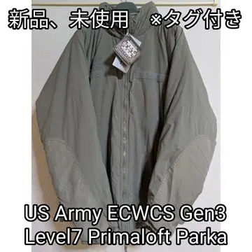 미군 택 포함 미사용 ECWCS Gen3 레벨 7 프리마로프트 자켓