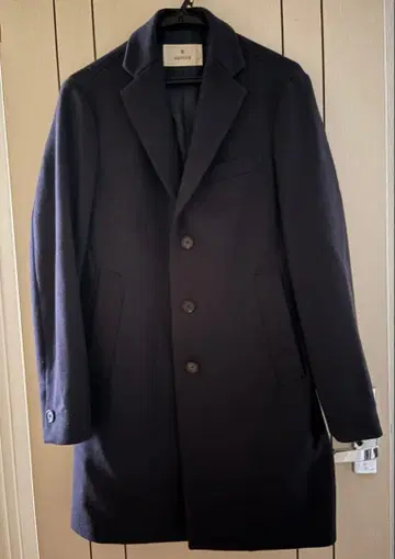 EDIFICE 에디피스 체스터 코트 울 네이비 새상품급