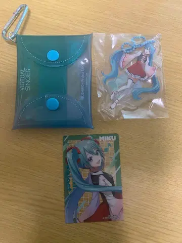 프로세카 스시로 콜라보 멀티 파우치 카드 하츠네 미쿠