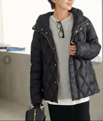 저널 스탠다드 relume 별주 TAION 헤치마 퀼트 후드 다운