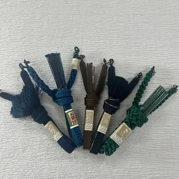 순수 실크 남자 겉옷 끈 x 5개 세트