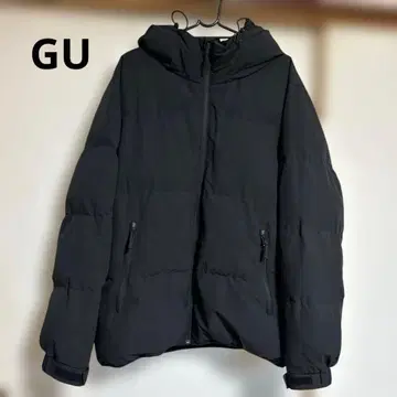 GU 다운 자켓 블랙 매트 L