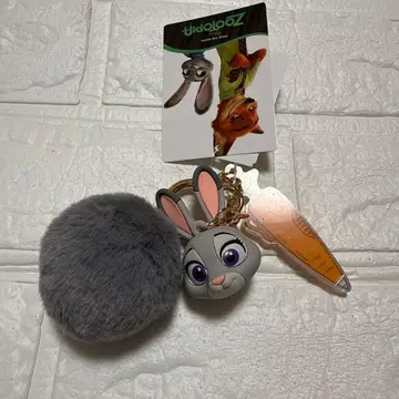 새상품 시마무라 주토피아 주디 팝스 입체 참 키링