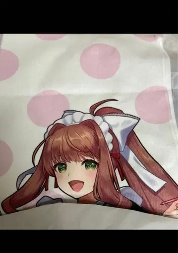 두근두근 문예부 콜라보 카페 스포츠 타월 모니카