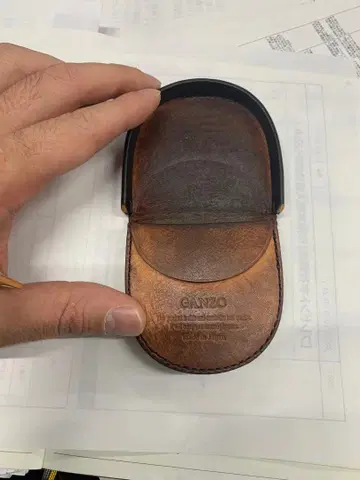 GANZO 소가죽 동전 지갑