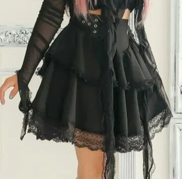 diable baiser 유메텐보 블랙 스커트 LL 디어마이러브