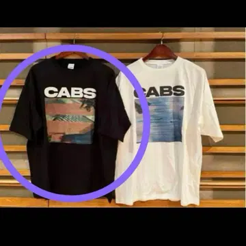 the cabs 2025 재생의 풍경 투어 CABS 빅 T셔츠 블랙