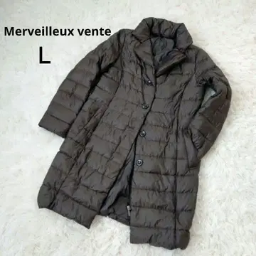 멜베이유 방트 Merveilleux vente 다운 코트 L 브라운