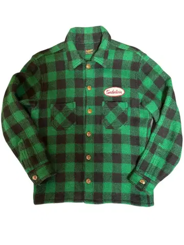 본점 한정 TENDERLOIN 텐더 로인 버팔로 체크 자켓