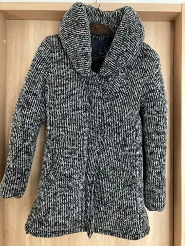 내추럴 베이직 트위드 코트