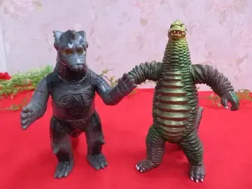 6ee1154 메카고질라/레드킹 소프트 비닐 2체 세트