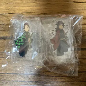 귀멸의 칼날 카마도 탄지로 토미오카 기유 무한성 편 테치테치 스탠드 세트