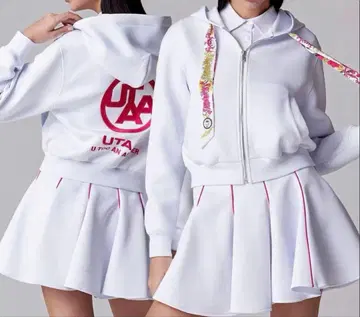 UTAA 후드 부착 상의 스커트 셋업