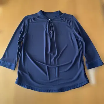 ensuite 엔스위트 블라우스 네이비 M 새상품