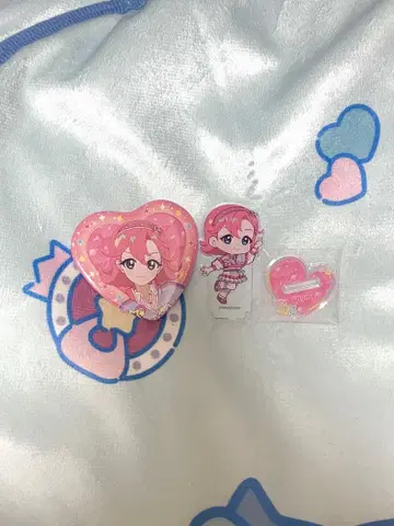 빅카메라 아이프리 오토메 캔뱃지 미니 아크릴 스탠드 세트