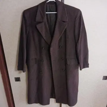 allegri 울 코트 다크 브라운