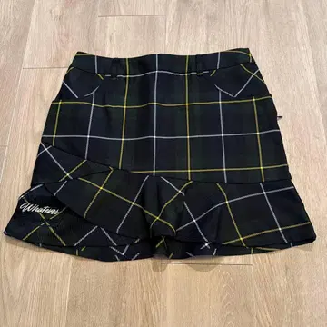 ZOY 체크 무늬 스커트 S 사이즈