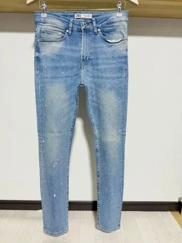 사용하기 쉬운 부드러운 페인트 ZARA MAN 스트레치 스키니 데님