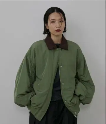 미사용 택 포함 코듀로이 옷깃 볼륨 MA-1