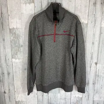 Nike 하프 지퍼 스웨터 그레이 남성용 M 사이즈