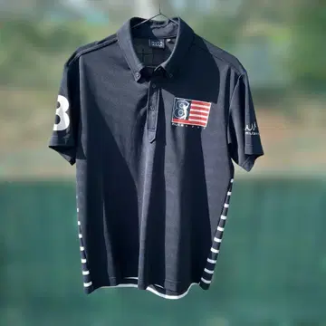 muta MARINE 네이비 피케 셔츠