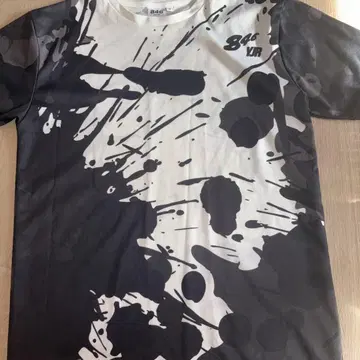 846 YAJIRO 스플래터 패턴 티셔츠 M