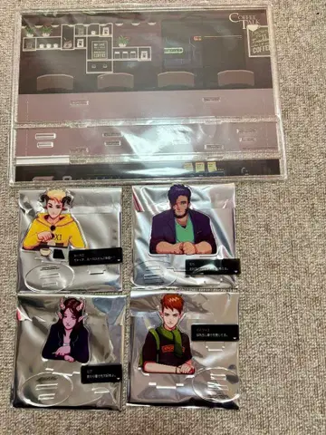 커피 토크 아크릴 스탠드 세트