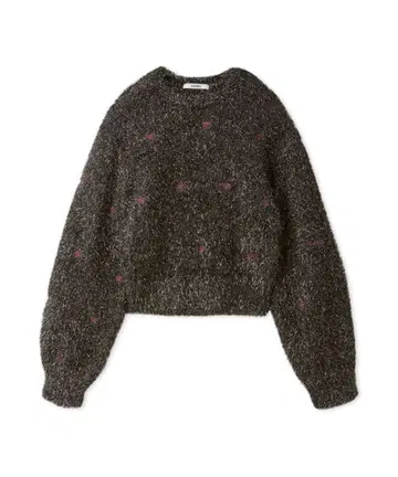 snidel 하트 모티브 니트 풀오버