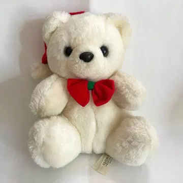 크리스마스 시로쿠마 화이트 테디베어 봉제 인형