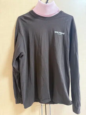 NON TOKYO 롱T 다크 브라운