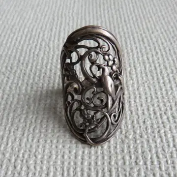 실버 925 필리그리 반지 세공 빈티지