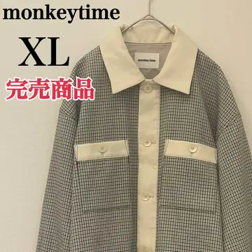 monkey time 클래식 체크 셔츠 재킷