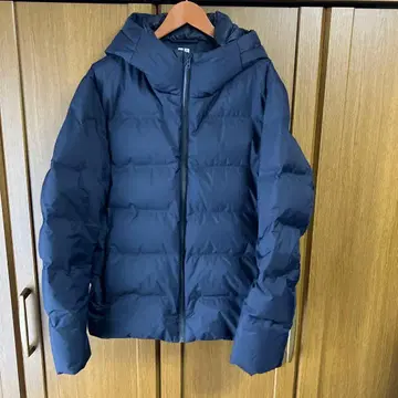 UNIQLO XL 심리스 다운 자켓 네이비