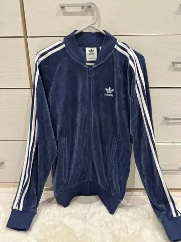 adidas 네이비 집업 자켓