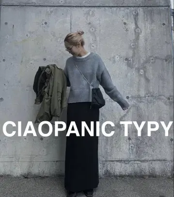 CIAOPANIC TYPY 차오패닉 티피 그레이 니트 스웨터