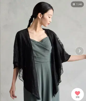 AIMER 쉬폰 x 레이스 리버서블 스톨