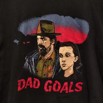 [ STRANGERTHINGS ] 일레븐 x 호퍼 셔츠 XL 멕시코제