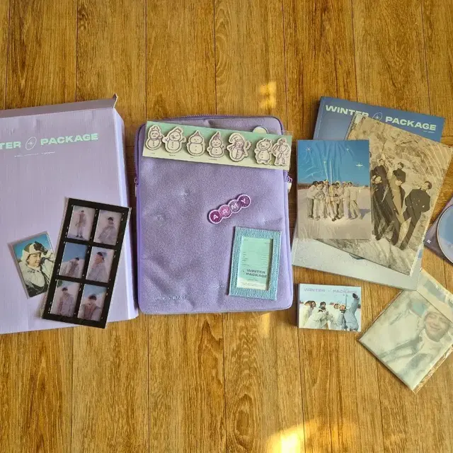 방탄 21 윈터패키지 (남준포카, 윤기필름)