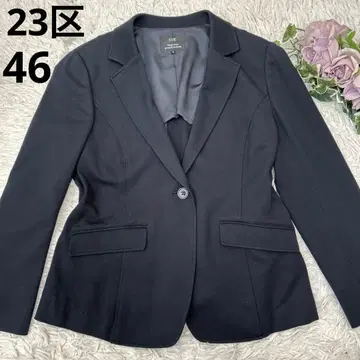 23구 테일러드 자켓 빅 사이즈 46 블랙