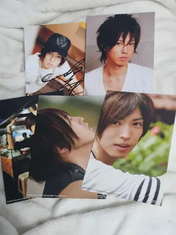 키리야마 렌 사인 포함 사진 세트 5장