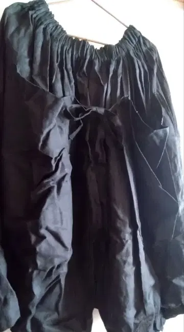 미사용 새상품 작가님 린넨 핸드메이드 스즈란 팬츠