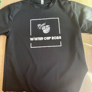 WINTER CUP 2024 블랙 T셔츠 L 사이즈