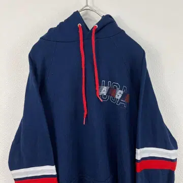 USA제 80s tultex 빈티지 후드티 네이비 빈티지