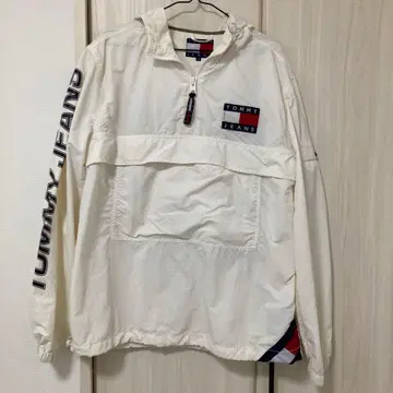 TOMMY JEANS 후드 부착 나일론 자켓 M 사이즈