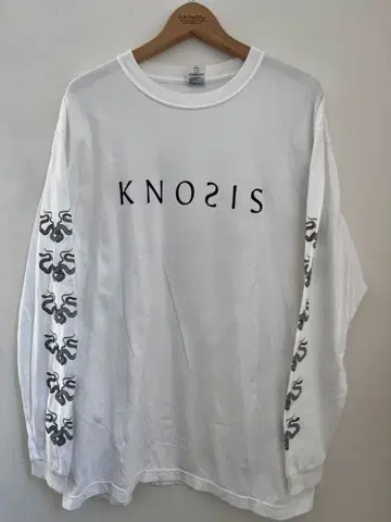 [ 새상품급 ] knosis 노시스 롱T셔츠 롱T XL 화이트블랙