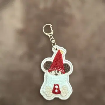 새상품 디즈니 크리스마스 2025 릴린린 키체인 빨간색