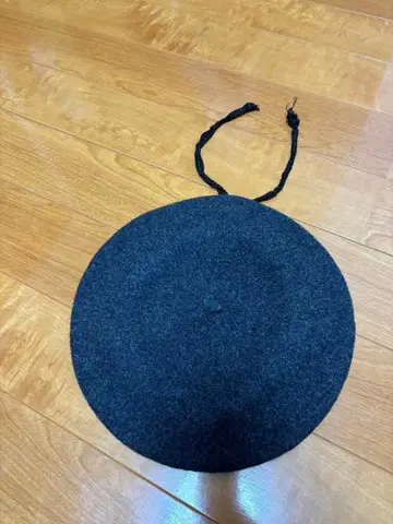 DKNY 울 베레모 다크 그레이